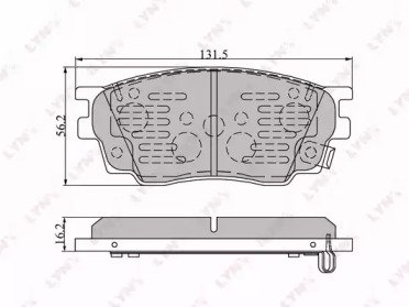 К-т дисков. тормоз. колодок MAZDA 6 1.8 02-07 111