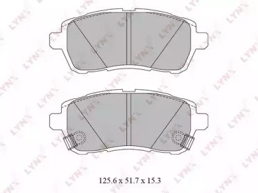 К-т дисков. тормоз. колодок MAZDA 2(DE) 1.3-1.6D 0 123