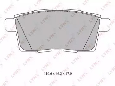 К-т дисков. тормоз. колодок MAZDA CX-7 2.2-2.3T 09 124