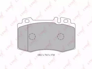 К-т дисков. тормоз. колодок MB C180K-55(W203) 00-0 324