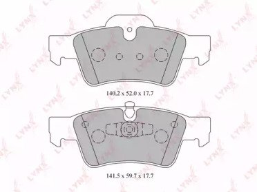 К-т дисков. тормоз. колодок MERSEDES-BENZ ML280D-5 332