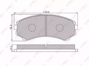 К-т дисков. тормоз. колодок MAZDA Mpv >99, MITSUBI 506