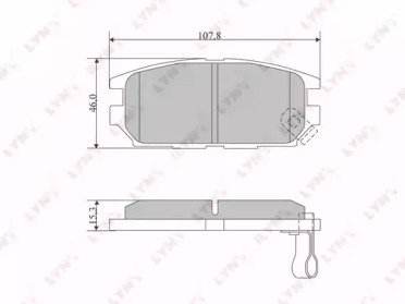 К-т дисков. тормоз. колодок MITSUBISHI Galant V 2. 517