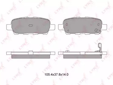 К-т дисков. тормоз. колодок NISSAN Qashqai(J10) 07 706