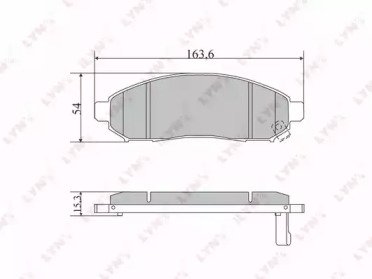 К-т дисков. тормоз. колодок NISSAN Murano(Z50) 3.5 731