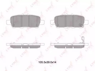 К-т дисков. тормоз. колодок NISSAN Juke 1.2-1.6T 1 745