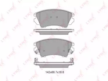 К-т дисков. тормоз. колодок CHEVROLET Malibu 2.0D  927