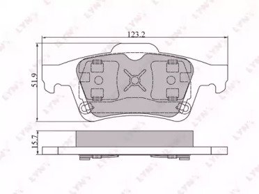 К-т дисков. тормоз. колодок NISSAN Primera(P12) 02 302