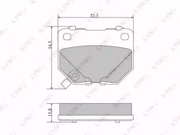 К-т дисков. тормоз. колодок SUBARU Impreza(GC, D)  108