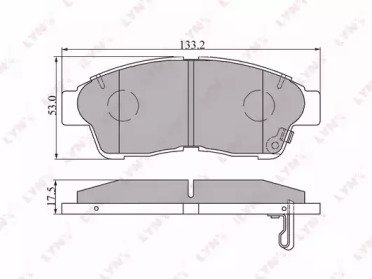 К-т дисков. тормоз. колодок TOYOTA Camry(V10, 20)  516