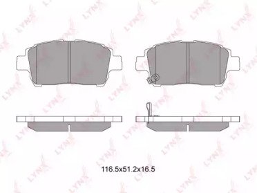 К-т дисков. тормоз. колодок TOYOTA Corolla(E12) JA 526