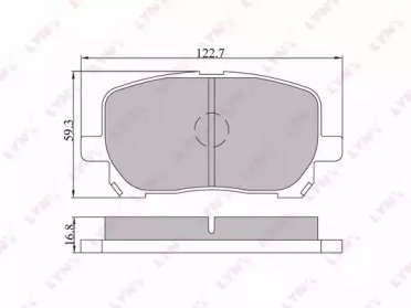 К-т дисков. тормоз. колодок TOYOTA Avensis Verso ( 531