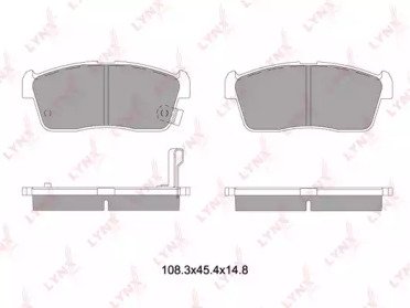 К-т дисков. тормоз. колодок DAIHATSU Sirion 1.0-1. 551