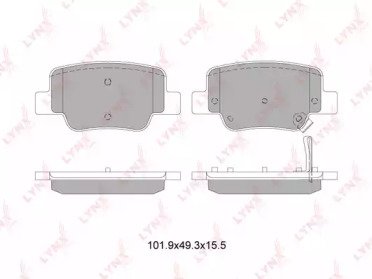 К-т дисков. тормоз. колодок TOYOTA Verso 1.6-2.2D  601