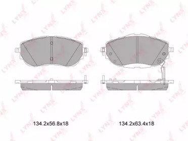 К-т дисков. тормоз. колодок TOYOTA Auris(_18_) 1.3 605