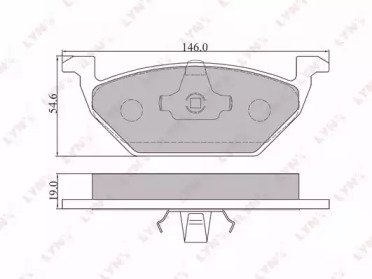 К-т дисков. тормоз. колодок AUDI A3(8L1) 1.6-1.9TD 003