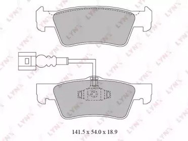 К-т дисков. тормоз. колодок VW Transporter V 1.9D- 034