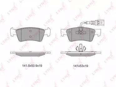 К-т дисков. тормоз. колодок VW Touareg 2.5D-6.0 03 039