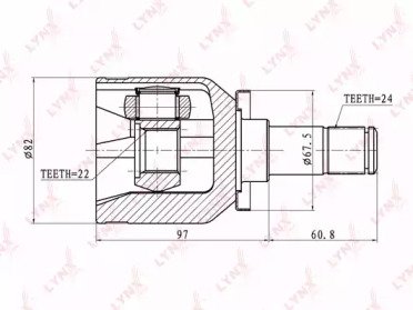 ШРУС LADA 2108-15KalinaPriora 601