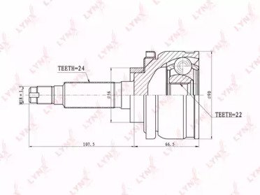 ШРУС CHEVROLET Niva 2123 602