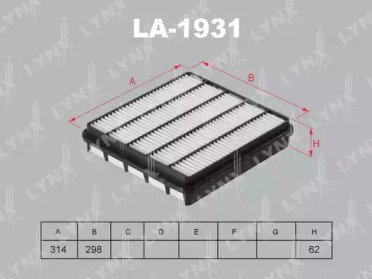 Фильтр воздушный TOYOTA Land Cruiser(200) 4.5D 07> 931