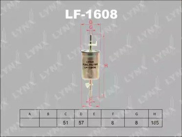 Фильтр топливный FORD Focus I 1.4-2.0 98-04, II 2. 608