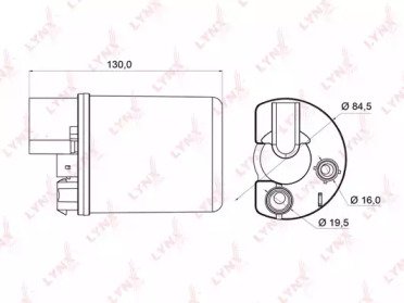 Фильтр топливный HYUNDAI Elantra 1.6 06>, i10 1.1- 60M