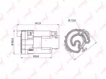 Фильтр топливный HYUNDAI Getz(TB) 1.1-1.6 02-06 91M