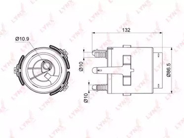 Фильтр топливный TOYOTA Avensis(T25) 1.6-2.4 03-08 98M