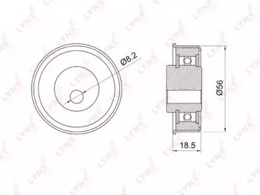 Ролик натяжителя HYUNDAI H-1, Starex 2.4 01-04, Sa 037