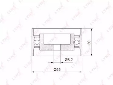 Ролик натяжителя HONDA Accord VI 3.0 98-02, Odysse 310