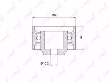 Ролик приводного ремня HYUNDAI H-1, Starex 2.4 01- 014