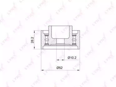 Ролик приводного ремня MAZDA 323(BJ) 1.9-2.0 98-04 021