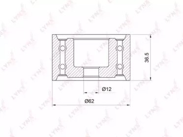 Ролик приводного ремня TOYOTA Camry 2.5-3.0 88-06, 036