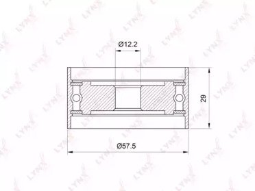 Ролик приводного ремня TOYOTA Avensis(T22) 2.0 97- 039