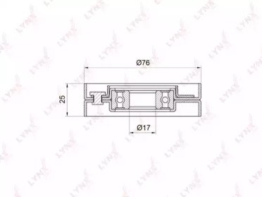 Ролик натяжителя AUDI A4 2.5D 97-04  A6 2.5D 97-05 001