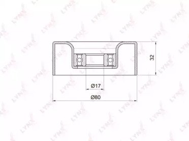 Ролик натяжителя MITSUBISHI Pajero IV 3.8 07>, Paj 011