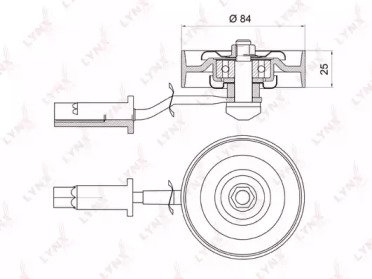 Ролик натяжителя NISSAN Maxima(A32, 3) 2.0-3.0 94- 019