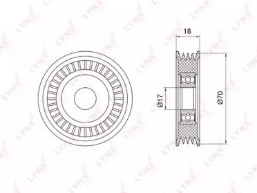 Ролик натяжителя SUBARU Forester(SF, G) 2.0-2.5 98 023