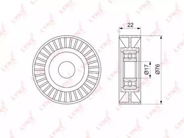 Ролик натяжителя HYUNDAI Terracan 2.9D 01-06, KIA  347