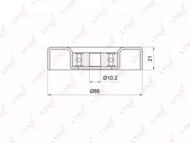 Ролик приводного ремня TOYOTA Yaris 1.0 99-05, DAI 034