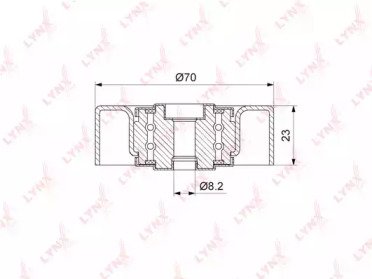 Ролик приводного ремня BMW 3(E46) 2.0D-3.0D 98-05  129