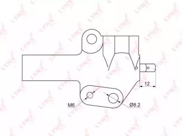 Успокоитель ГРМ MITSUBISHI Galant V 2.0 92-96  L20 011