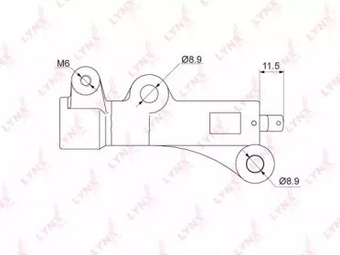 Натяжитель ремня MITSUBISHI Pajero III-IV 3.0-3.8  015