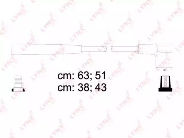 Высоковольтные провода (к-т) LADA 2108-10 8V инж   610