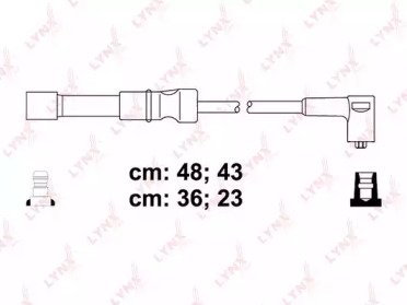 Высоковольтные провода (к-т) CHEVROLET Lacetti 1.4 808