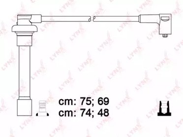 Высоковольтные провода (к-т) HONDA Accord V-VI(VTE 407