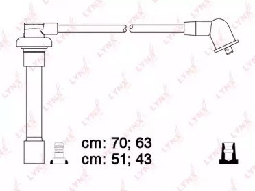 Высоковольтные провода (к-т) HONDA Civic 1.51.6 95 408