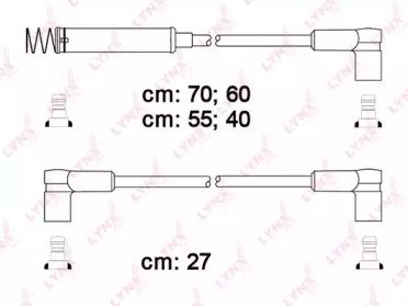 Высоковольтные провода (к-т) OPEL Vectra A(C16NZ) 908