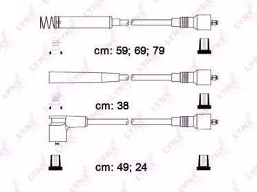 Высоковольтные провода (к-т) OPEL Vectra A(C18NZC2 914